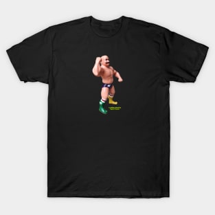 LeJeNdary Wrestling Figures Podcast Green & Yellow Boots T-Shirt